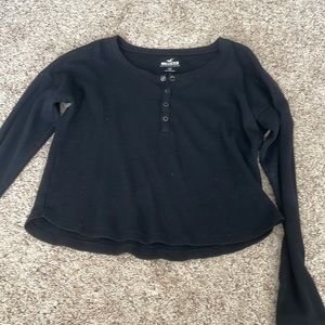 cropped hollister long sleeve